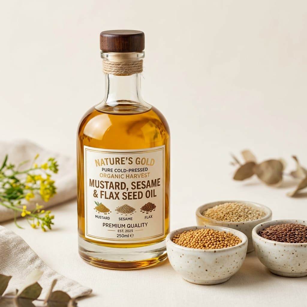 Cold Pressed Flaxseed Oil
